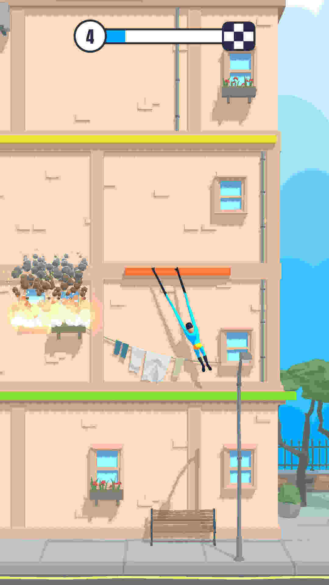 橡胶人攀爬游戏