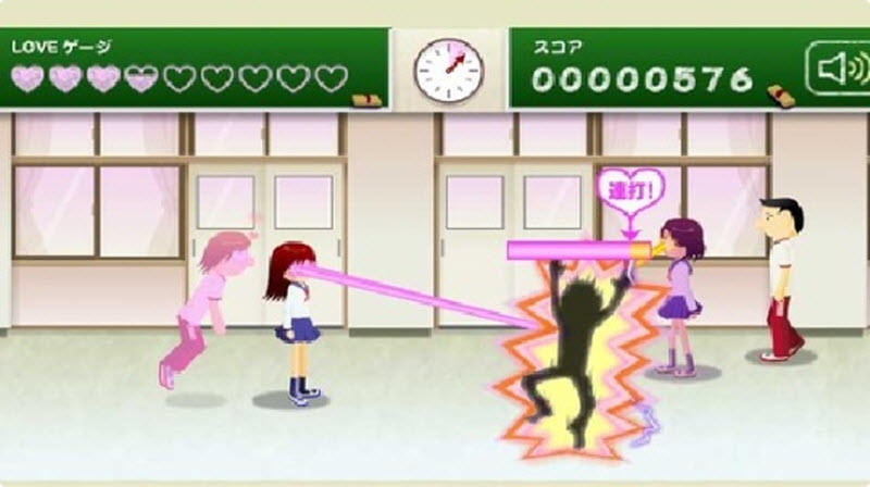 电眼美少女