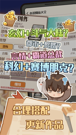 小说家模拟2内置菜单最新版