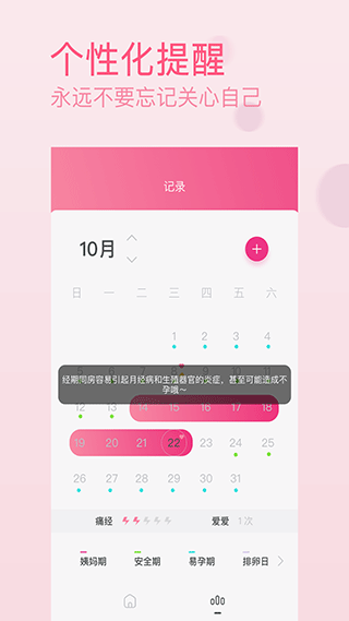 月经期排卵期助手app