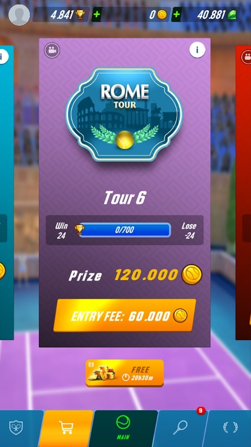 网球碰撞3D(Tennis Clash 3D)