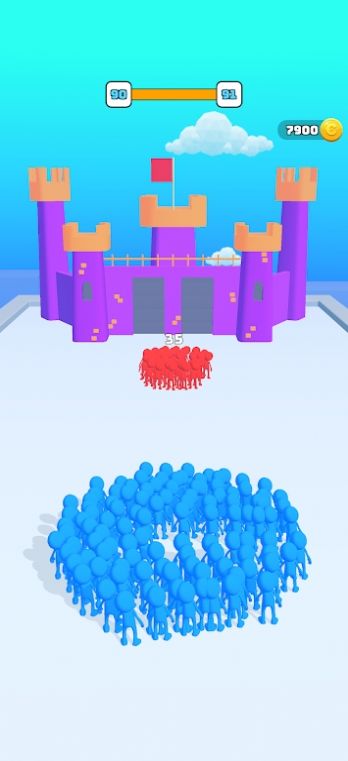 人群位置变换跑