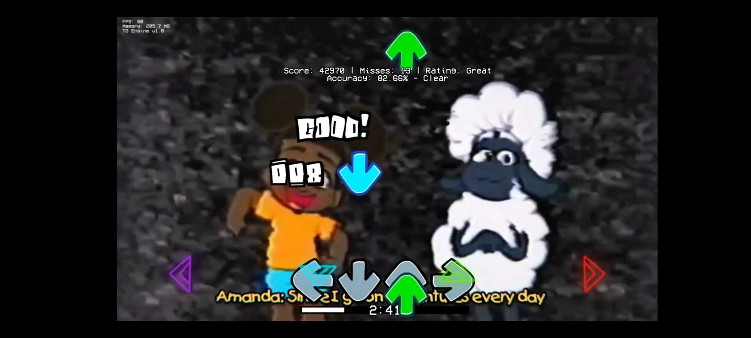 FNF爱冒险的阿曼达模组