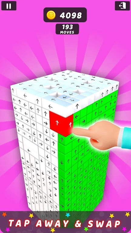 抽拉彩色方块Tap AwayGames3DPuzzleGame