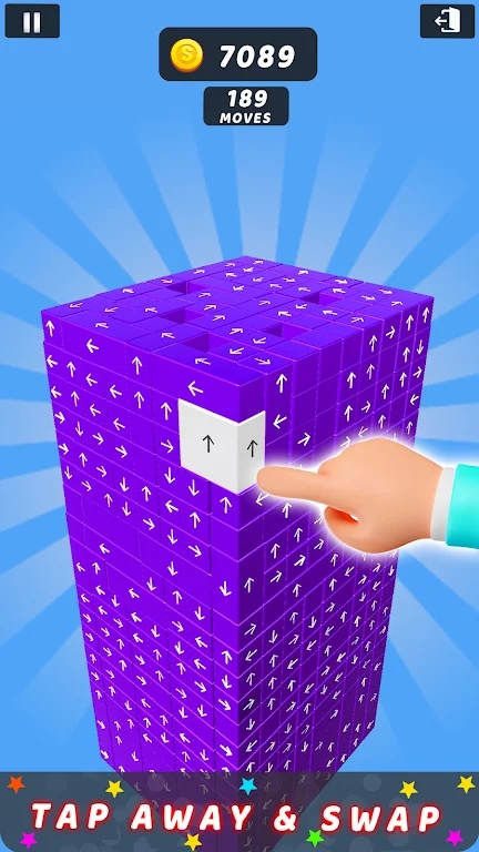 抽拉彩色方块Tap AwayGames3DPuzzleGame