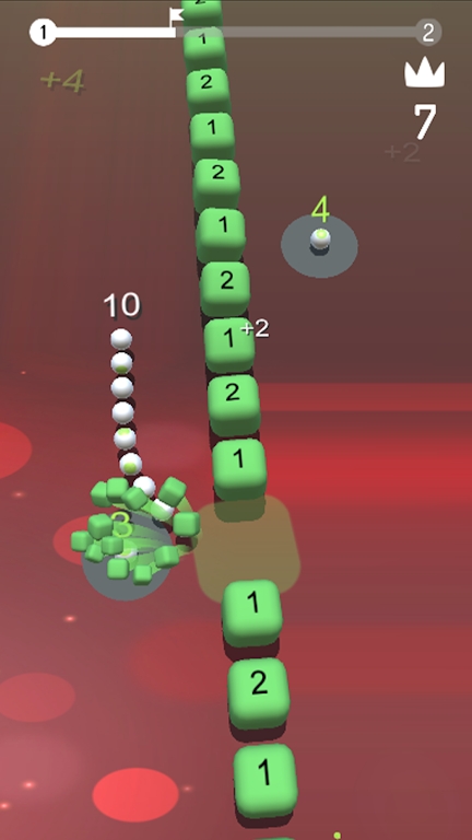 蛇蛇VS方块游戏