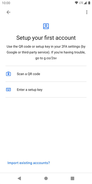 google authenticator