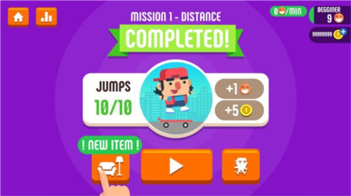 速降滑板游戏攻略5