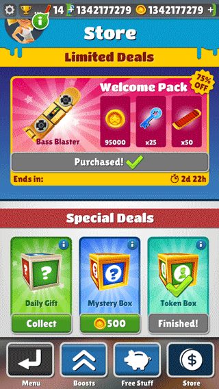 地铁跑酷星空魔改版本