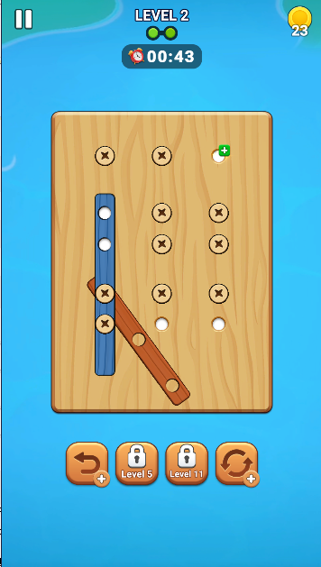 解压打螺丝游戏(Wood Screw Puzzle)
