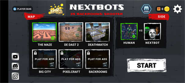 Nextbots‌密室射手