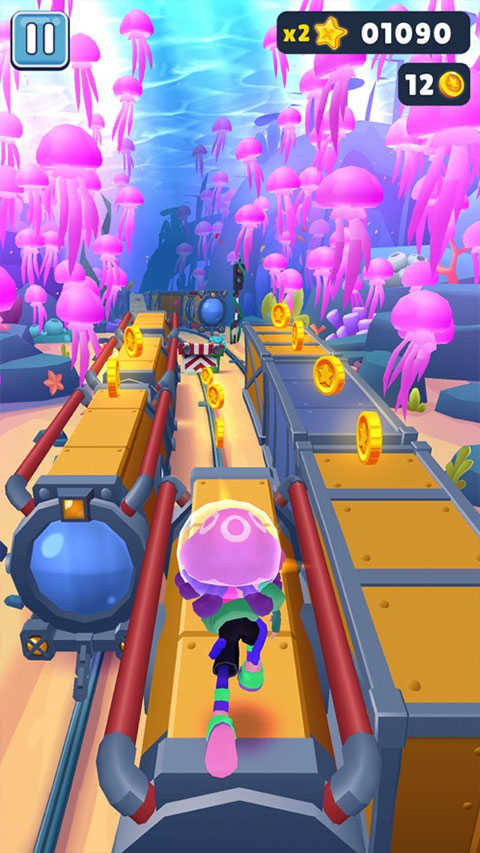 地铁跑酷水下城