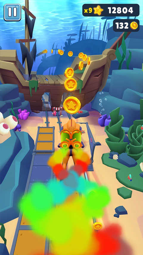 地铁跑酷水下城