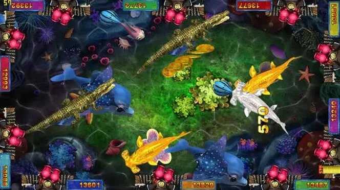 三色鳄鱼捕鱼手机版