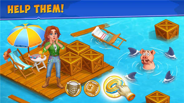 卡通小镇2农场和村庄