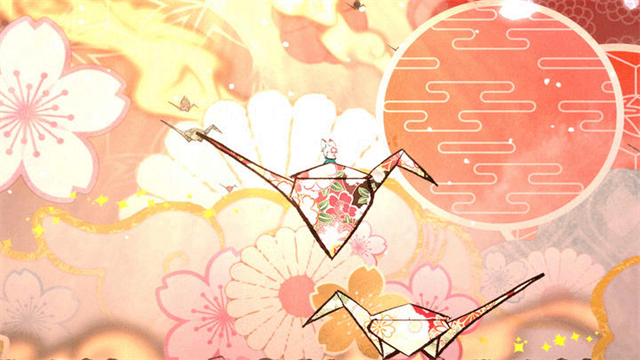 波与月夜之青莲