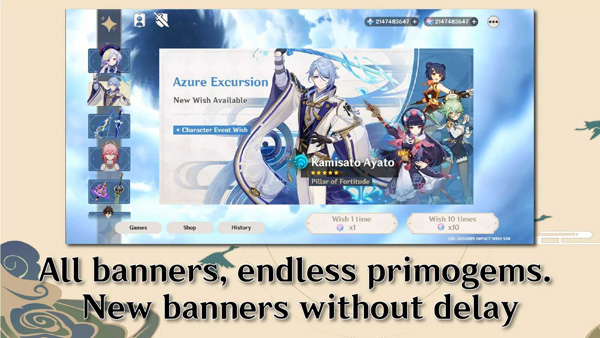 wish impact抽卡模拟器