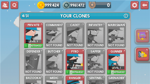 克隆军团国际服