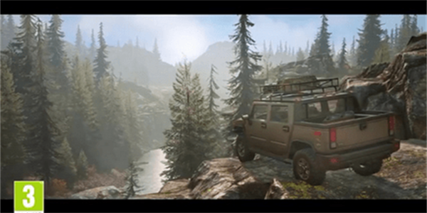 旋转轮胎雪地奔驰