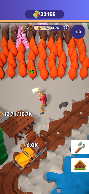 懒惰的伐木工人