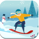 雪橇上的滑雪大师(skichamp)