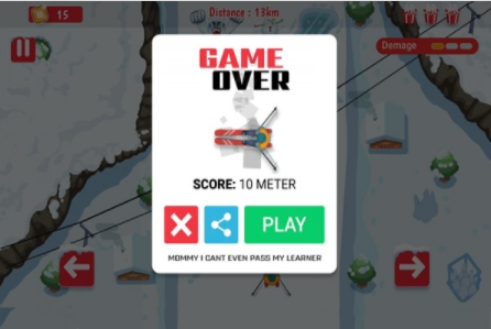 雪橇上的滑雪大师(skichamp)