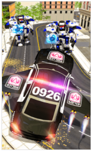 警车变形机器人